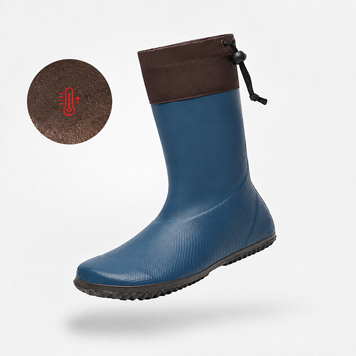 Утеплені гумові чоботи Barefoot - Brisk II сині XZD0009DB фото
